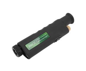 ZAICOLER 200X 400X Fiber Optic Cable Microscope Magnifying Tool with Universal Adapter Interface for SC, FC, ST, LC Types for Network Maintenance Personnel