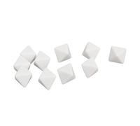 ZAICOLER 20PCS 8 Sided Dice Set, Plastic DIY Dice for Board Games, Role Playing Math Teaching with Oil Based Pen Writing Surface