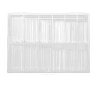 ZAICOLER 240 Pcs Durable Transparent Artificial False Nail Extension Tips for Professional Nail Salons,12 Sizes Long Clear False Tips for Art Learning and Lengthening Nails