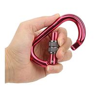 ZAICOLER 25KN Aluminum Red Climbing O Type Lock for Rock Climbing and Aerial Work Lightweight Durable 1PC