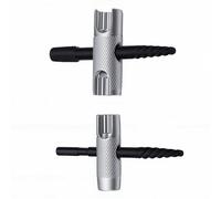 ZAICOLER 2pcs Grease Zerk Fitting Tool for Auto Mechanics Repairing Vehicle Lubrication Systems,Removes Installs Rethreads Fittings,Fits 1/4-28 Sae 1/8 Npt M10 M8,Crmo Hex Sizes