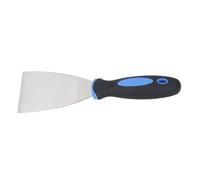 ZAICOLER 2PCS Putty Scraper, Stainless Steel Spatula Set Flexible Rustproof Mirror Polishing with Comfortable PP TPR Handle, Ideal for Drywall Repair Plaster Applying Wallpaper Removing (3in)