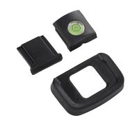 ZAICOLER 3 in 1 Eyecup Hot Shoe Cover Bubble Level Set Comfortable Materials for Long Shoots for Z50 Mirrorless Camera ABS Silicone
