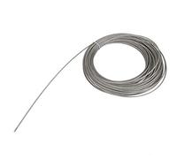 ZAICOLER 304 Stainless Steel Cable Wire Rope 20m 2/2.5/3mm Resistant Fishing Lifting Wire for Boating Enthusiasts (2mm)