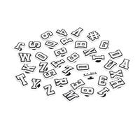 ZAICOLER 37Pcs Novel Number Pattern Shoe Charm, Pretty PVC Shoe Decoration with Bright Color, Attract Attention, Suitable for Shoes with Holes, Perfect for Daily Life and Travel (White)