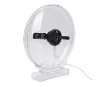 ZAICOLER 3D Hologram Fan with WiFi, Desktop Holographic Projector Advertising Machine, Commercial Display Projector with Cover & Quiet Operation & Built in 4G Memory Card