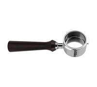 ZAICOLER 51mm Bottomless Coffee Portafilter Solid Wood Handle Detachable Filter for EC0680 EC0685 EUPA SMAG Severin DEDICA ARTE Food Grade (F Sandalwood)