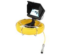 ZAICOLER 5in Video Camera High-Definition Sewer Inspection Camera with 8 LED Light for Pipe Repairers and Homeowners (F5P17-50M)