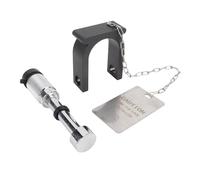 ZAICOLER 5th Wheel Trailer Lock Durable Anti Theft Solution with Warning Tag for Trailer Security Steel Aluminum 2 Keys