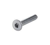 ZAICOLER 600pcs Stainless Steel Hex Socket Screws Bolt Set for Repair Tools with Nuts Washers for Home and Office Appliance 304 Stainless Steel (C: Flat head)