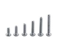 ZAICOLER 600pcs Stainless Steel Hex Socket Screws Bolt Set for Repair Tools with Nuts Washers for Home and Office Appliance 304 Stainless Steel (B: Button head)
