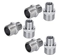 ZAICOLER 6Pcs Airbrush Connector Set Male Thread G1/8in to G1/4in Adapter for Painting Spray Gun, Easy to Use for Airbrush Artists and Hobbyists