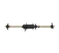 ZAICOLER 710mm Rear Drive Axle, Steel Alloy Galvanized Rear Axle with Fixing Bracket, for Go Kart ATV Off Road Drift Trike