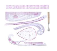 ZAICOLER 7pcs Sewing Curve Ruler Set Durable PVC Fabric Dressmaking Craft for Designer Tailor for Garment Designers Multifunctional Pattern Ruler