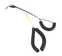 ZAICOLER Adjustable Pet Grooming Leash Comfortable Foam Cotton Collar Fixing Pets for Beauty Treatments Dog Grooming Harness for Professional Groomers Stainless Steel Rope (Yellow Blue)