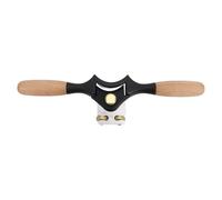 ZAICOLER Adjustable Spokeshave Concave Bottom Brass Knob Woodworking Hand Plane Adjustable 440c Blade Wooden Handle Concave with 65 Manganese Steel for Shovel Handle Billiard Stick