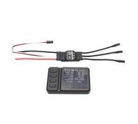 ZAICOLER Adjustable Throttle Response RC Brushless ESC, High Safety ESC, 2-3S LiPo Input 5V 2A BEC Output 40A Current with Braking Force Voltage Cut Off, Ideal for Model Airplane RC
