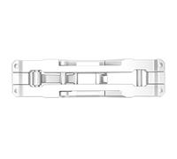 ZAICOLER Aluminium Alloy Folding Door Hinge Step Foot Pegs for JK JKU JL JLU 2007-2021, Strong Load Bearing Capacity, Simple Installation, for Roof and Taking Luggage or Fishing Poles (Silver)