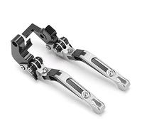 ZAICOLER Aluminum Alloy Motorcycle Brake Clutch Levers for Tenere 700 2019-2021, High-Quality Control Handle for MT-10/FZ-10, 2pcs Clutch Levers for Easy Installation (Silver)