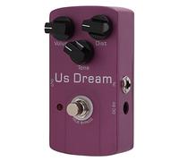 ZAICOLER Analog Tube Speaker Guitar Distortion Pedal with True Bypass for Metal Effects - Purple Metal 1 X 9V Battery 6F22