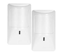 ZAICOLER Anti Pet PIR Motion Sensor Wired Alarm, Dual Infrared Detector Pet Immune Burglar Security Alarm System for Home Security Balcony Window Door Corridor (White #-2)