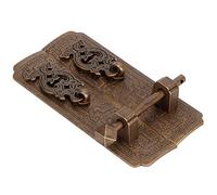 ZAICOLER Antique Copper Door Handle Set Elegant Design Pull Handles for Cabinets and Wardrobes 2 Pieces