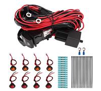 ZAICOLER ATV UTV Street Legal Turn Signal Light Kit with Plug and Play Design - Fine Workmanship Fit for Fit for Ranger RZR - Easy Installation for Cart - ABS Material (Horizontal Turn Switch)