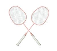 ZAICOLER Badminton Racket, Glass Carbon Alloy Nylon Sports Straight Beat Badminton Racket Badminton Equipment with Storage Bag for Boys Girls