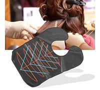 ZAICOLER Barber Cape Hairdressing Gown, Easy-to-Use Magnetic Buckle for Hair Styling, Cutting, Dyeing, Reusable, for Hairdressers and Barbers PVC Material (Black)