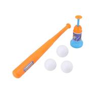 ZAICOLER Baseball Pitching Machine Batting Toy Easy Operation Safe Use Kids Sports Development Plastic 3 Balls 22x9.2x9.2cm Ages 3+