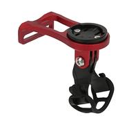 ZAICOLER Bike Computer Mount, CNC Alloy Body with Plastic Adapters for Edge Series, Bryton Cyclist Series, Double Lock Mount for Stability, Suitable for Bike Rods (Red)