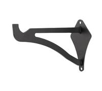 ZAICOLER Bird Feeder Wall Hook, Black Coated Extension Mount, Outdoor Utility Hook, Ideal for Outdoor Lights, Wind Chimes, Yoga Mat Holder on Deck & Porch, 162mm