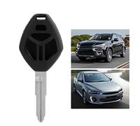 ZAICOLER Black Durable Key Fob Cover Fits for Mitsubish - Remote Key Case for Eclipse, Galant, Lancer - ABS Material