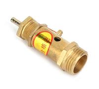 ZAICOLER Brass Air Compressor Safety Valve Durable 7KG G1/2 Relief Valve for Boiler Steam Generator Electric Boilers (10KG Pressure)