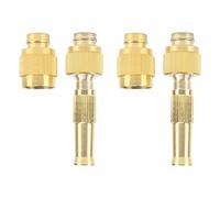 ZAICOLER Brass Garden Water Hose Nozzle, 7 GPM 80 PSI Heavy Duty Sprayer with G1/2 Thread Inlet Connector, Ideal for Car Washing, Flowers Watering & Power Jet