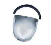 ZAICOLER Bubble Shield Visor Lens for Motorcycle Helmet, Anti-fog -protected Wind Visor for Biltwell Gringo&Bonanza Helmet, Strong Thicken PC Lens for Style Motorcycle Riders, Black (Silver)
