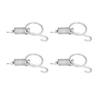 ZAICOLER Cage Strong Metal Spring Latch Hook for Fixing Doors, 20PCS Galvanized Farming Equipment for Rabbits and Chickens (Small spring cage door hook)