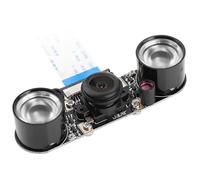ZAICOLER Camera Module High Definition Fisheye Lens Adjustable Lens for 3/2/B with Fill Light, 7.4 X 1.8cm, 1pc