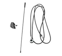 ZAICOLER Car Stereo Antenna Premium Quality 180° Rotating Base Fit for 205 206 306 307 309 406 806, Flexible Rubber Material, 1 X Wire Harness, Ideal for Car Owners