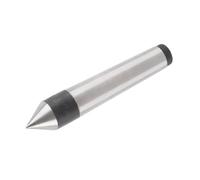 ZAICOLER Carbon Steel Morse Taper Dead Center, MT1 MT2 High Precision Lathe Accessory, Fixed Alloy Tip Center for Grinding, Milling, Lathe & Drilling Machine (MT2)
