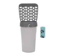 ZAICOLER Cat Litter Scooper Integrated Design Cat Litter Shovel Trash Can Bag Into One Pooper Scooper With‘prevent Spillage Spillage and Odors Easy Clean Great Materials for Pets