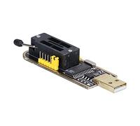 ZAICOLER CH341A USB Programmer Efficient Module for BIOS Flashing and Debugging, Suitable for Programming Projects, 1 X USB Programmer, 1 X Printed Circuit Board