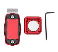 ZAICOLER Chalk Holder Pool Billiards, Mini Portable Magnetic Billiard Chalk Case Box Pool Chalk Chalk Holder with Fixed Clip Pool Snooker Sports Accessories (Red)