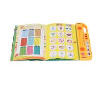 ZAICOLER Children Electronic Book for Early Learning with Educational Sound, 3 Language Learning Toy for Kids 3 Years Old, ABS Material, 9.84x9.06x0.79in