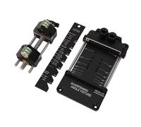 ZAICOLER Chisel Sharpening Jig Kit with Angle Ruler Angle Clamp Adjustable Clamp 5/32 Inches to 3 Inches Wide Honing Guide Sharpener with Aluminum Alloy,Stainless Steel Woodworking