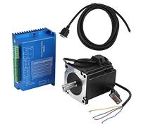 ZAICOLER Closed Loop Stepp Motor, HSS86 Hybrid Servo Driver NEMA34 Closed Loop Stepper Motor Driver Nema 34 Stepper Motor High Speed Stepper Servo Motor 4N.M 0~1000RPM