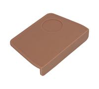 ZAICOLER Coffee Mat, Silicone Tamping Mat Coffee Pad Tamper with Tamper Slot Tamping Kitchen Sink for Kitchen Counter,Sink (Brown)