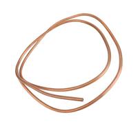 ZAICOLER Copper Tube, 2m C1100 T2 Copper Tube Soft Coil, Seamless Round Pipe Tubing C1100 T2 Pipe for Refrigeration Plumbing