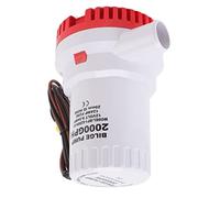 ZAICOLER DC Micro Drain 2000 GPH Bilge Pump - Silent Operation - Suitable for Marine RV Submersibles, Pond - Made of Resistant Plastic (12V)