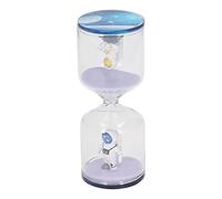 ZAICOLER Desk Timer, Hourglass Hour Glass Decorative Sand Hourglass Clock Space Man Educational Hourglass for Office Desk Book Shelf Curio Cabinet Birthday Kids Games Classroom Dec